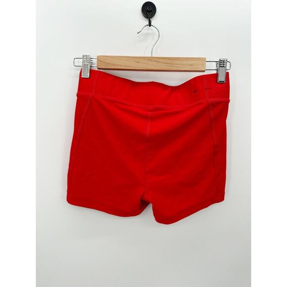 Under Armour Red Team Shorty Compression Running Training Shorts Womens M - Picture 2 of 6